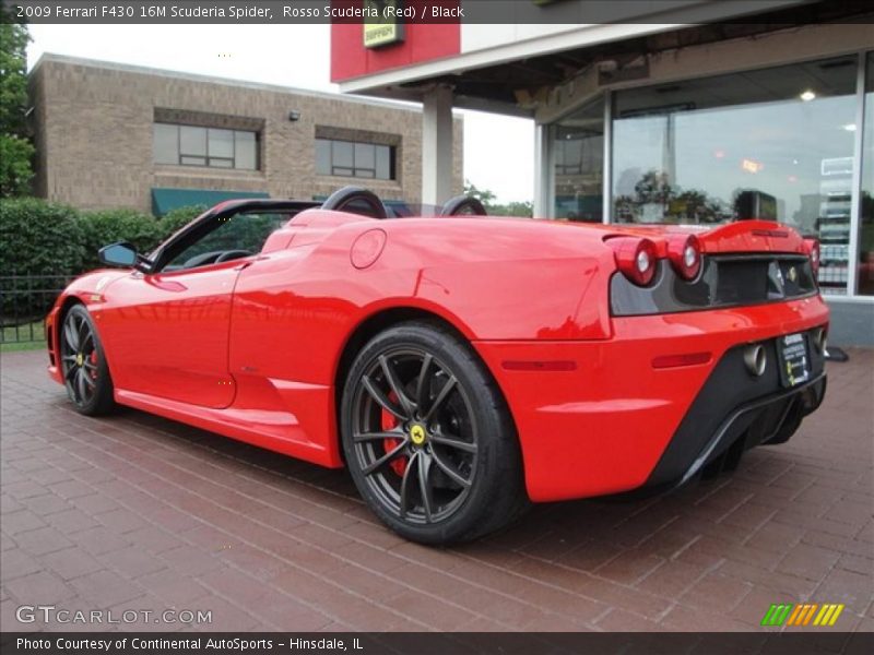 Rosso Scuderia (Red) / Black 2009 Ferrari F430 16M Scuderia Spider