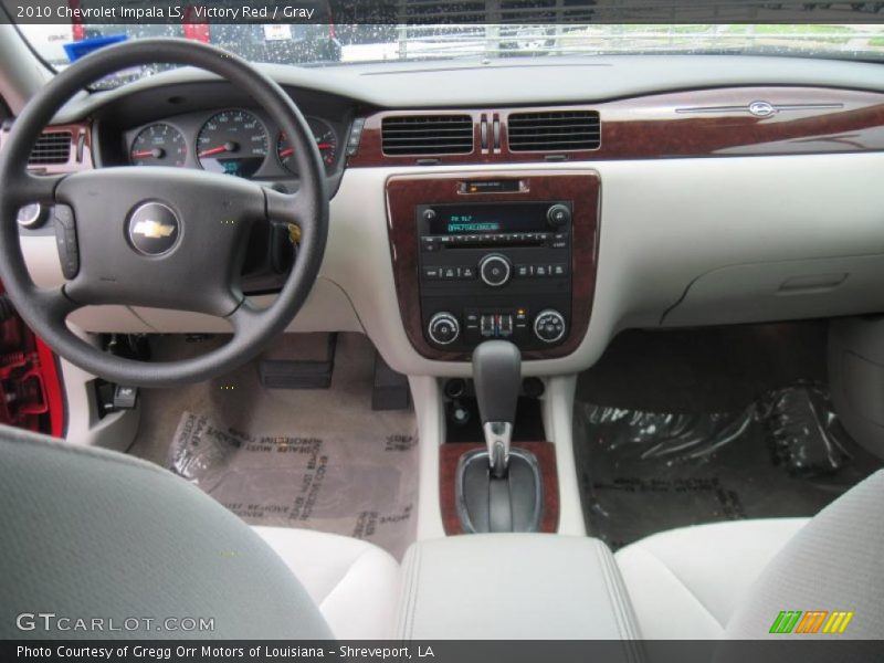 Victory Red / Gray 2010 Chevrolet Impala LS