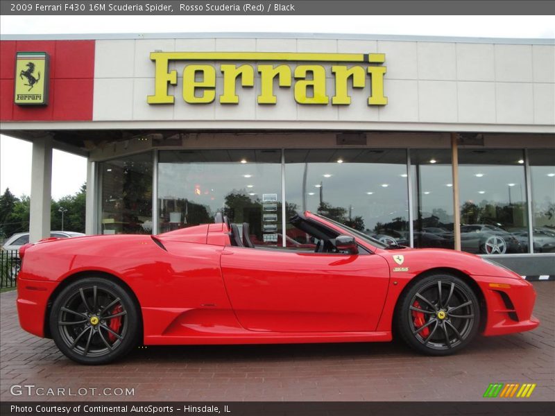 Rosso Scuderia (Red) / Black 2009 Ferrari F430 16M Scuderia Spider