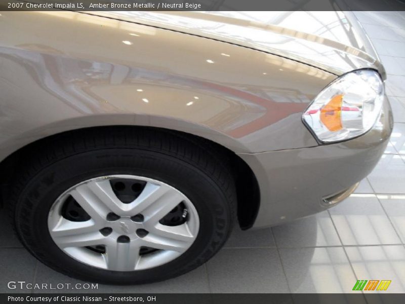 Amber Bronze Metallic / Neutral Beige 2007 Chevrolet Impala LS