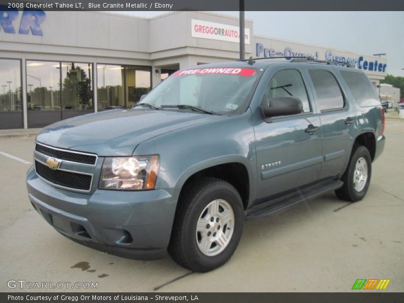 Blue Granite Metallic / Ebony 2008 Chevrolet Tahoe LT
