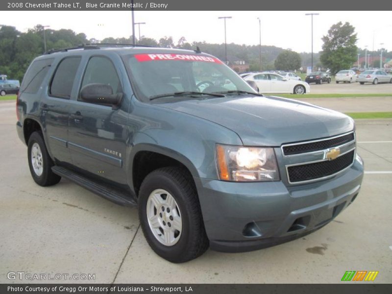 Blue Granite Metallic / Ebony 2008 Chevrolet Tahoe LT