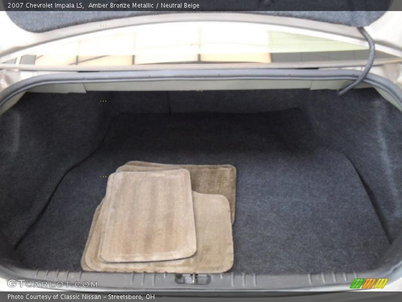 Amber Bronze Metallic / Neutral Beige 2007 Chevrolet Impala LS