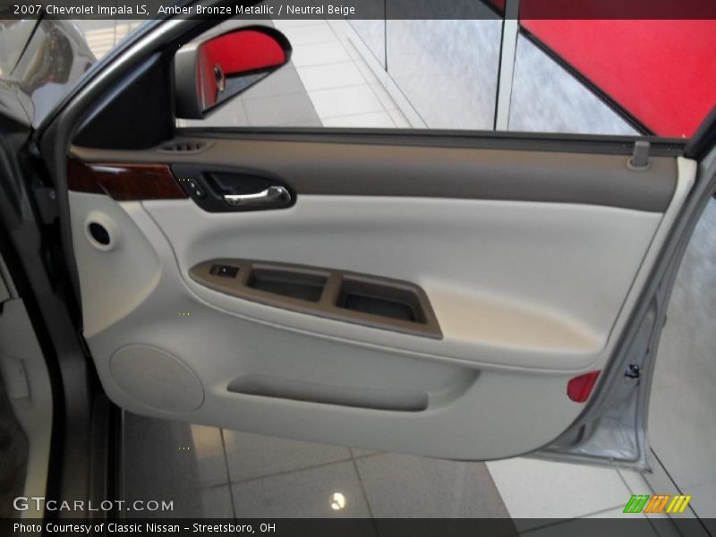 Amber Bronze Metallic / Neutral Beige 2007 Chevrolet Impala LS