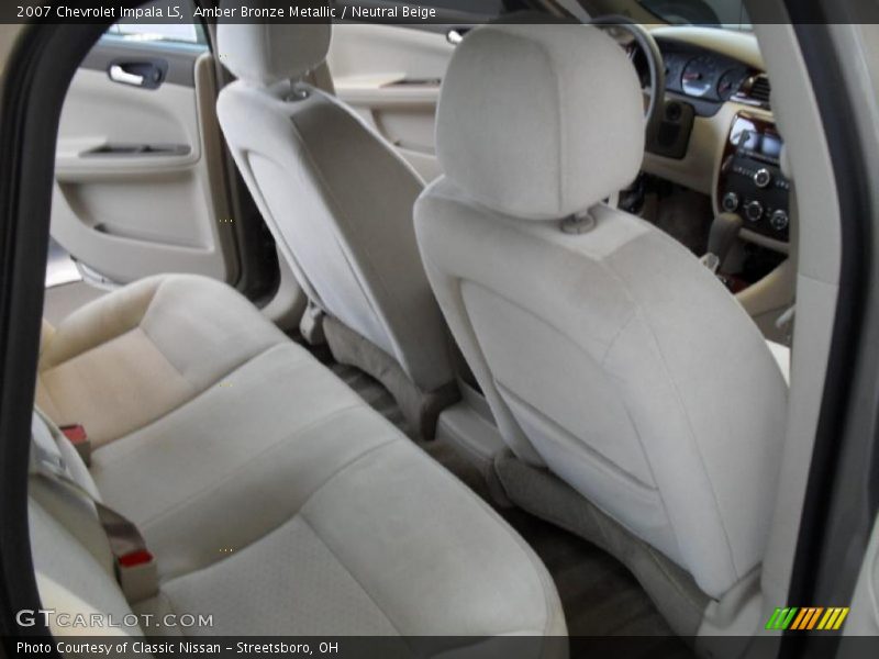 Amber Bronze Metallic / Neutral Beige 2007 Chevrolet Impala LS