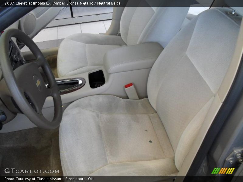 Amber Bronze Metallic / Neutral Beige 2007 Chevrolet Impala LS