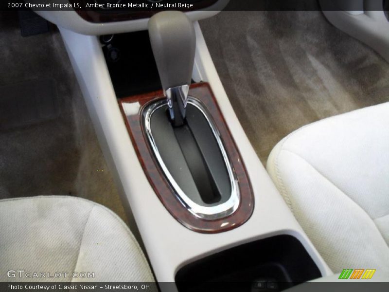 Amber Bronze Metallic / Neutral Beige 2007 Chevrolet Impala LS