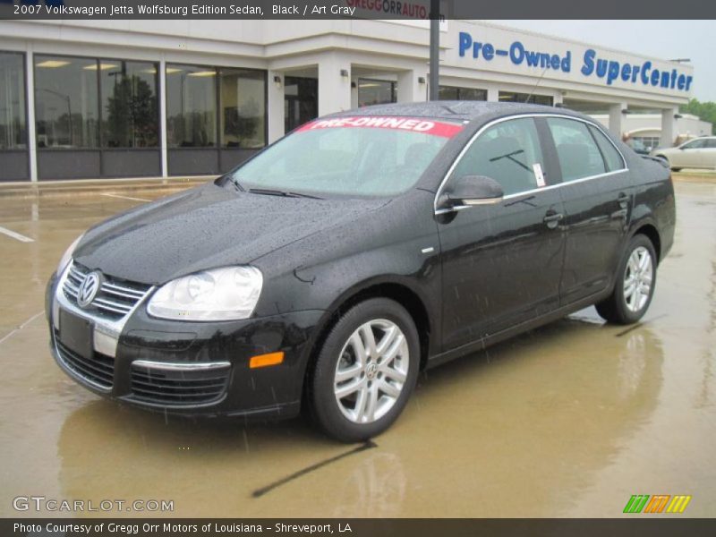 Black / Art Gray 2007 Volkswagen Jetta Wolfsburg Edition Sedan
