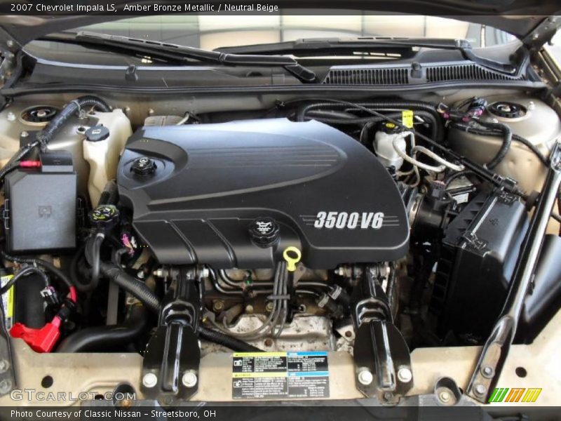 Amber Bronze Metallic / Neutral Beige 2007 Chevrolet Impala LS