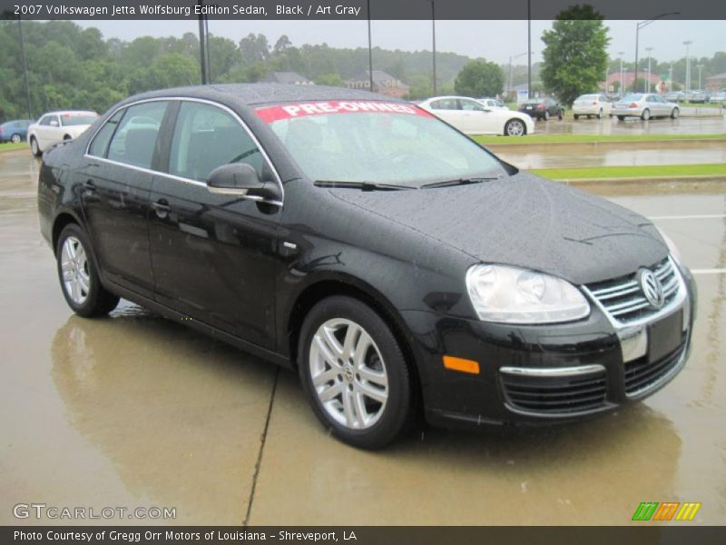 Black / Art Gray 2007 Volkswagen Jetta Wolfsburg Edition Sedan