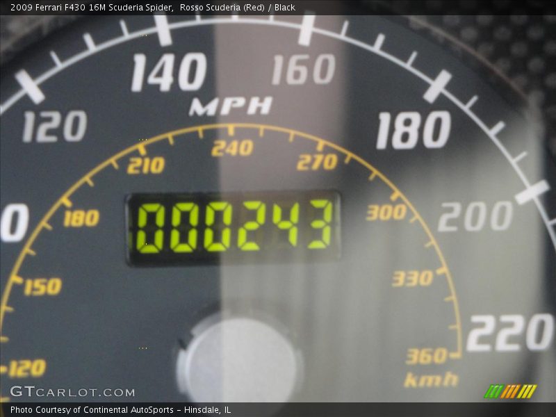 Rosso Scuderia (Red) / Black 2009 Ferrari F430 16M Scuderia Spider