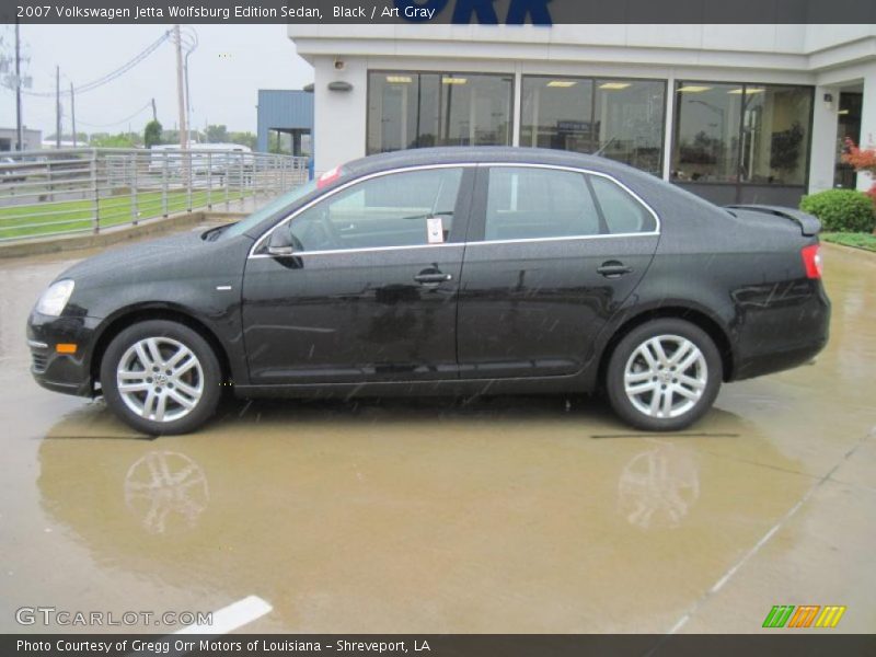 Black / Art Gray 2007 Volkswagen Jetta Wolfsburg Edition Sedan