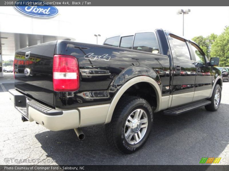 Black / Tan 2008 Ford F150 Lariat SuperCrew 4x4