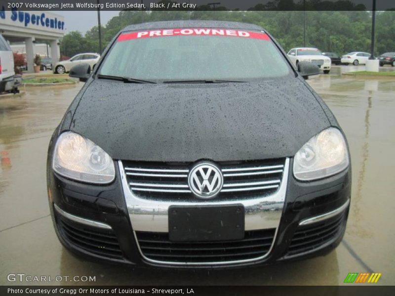 Black / Art Gray 2007 Volkswagen Jetta Wolfsburg Edition Sedan