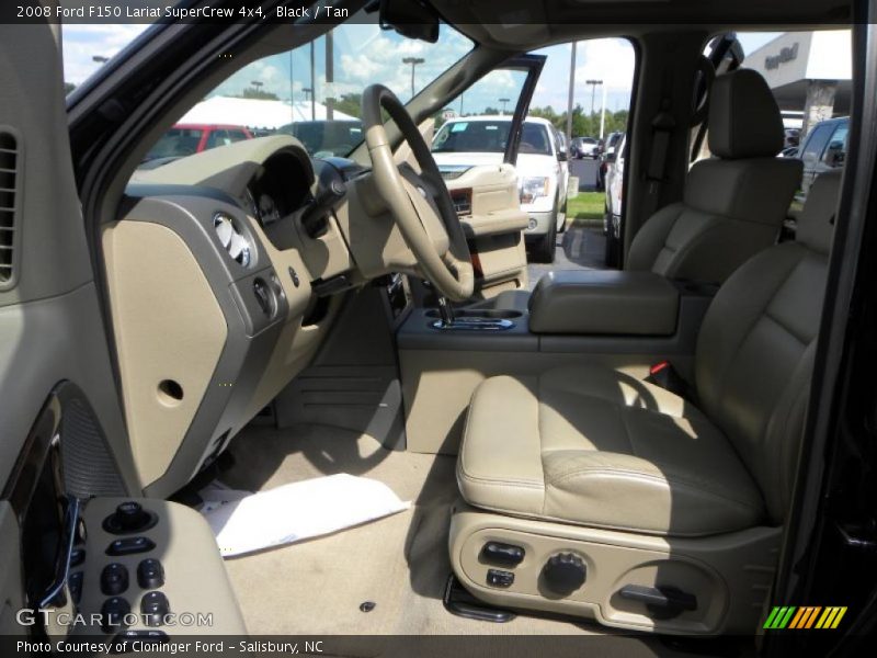 Black / Tan 2008 Ford F150 Lariat SuperCrew 4x4