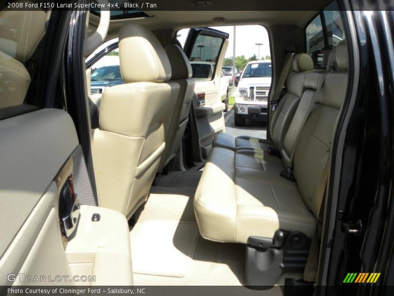Black / Tan 2008 Ford F150 Lariat SuperCrew 4x4