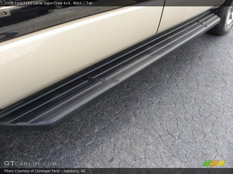Black / Tan 2008 Ford F150 Lariat SuperCrew 4x4