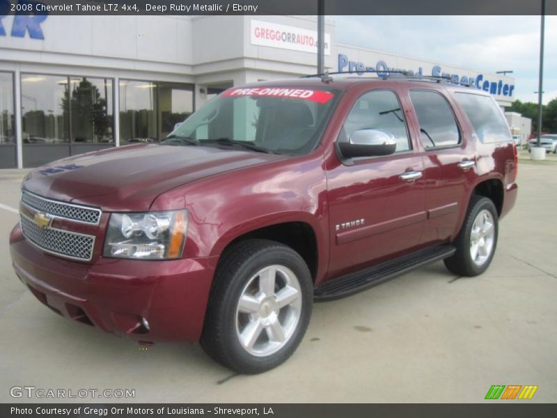 Deep Ruby Metallic / Ebony 2008 Chevrolet Tahoe LTZ 4x4