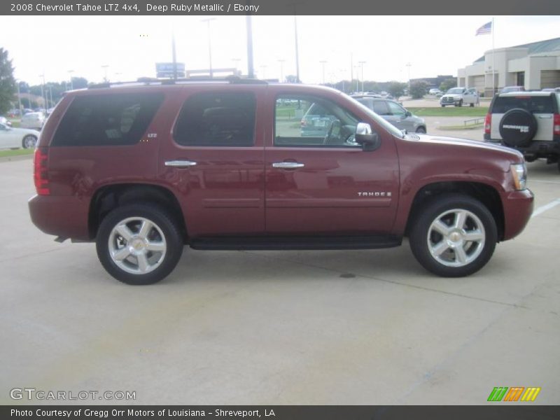 Deep Ruby Metallic / Ebony 2008 Chevrolet Tahoe LTZ 4x4