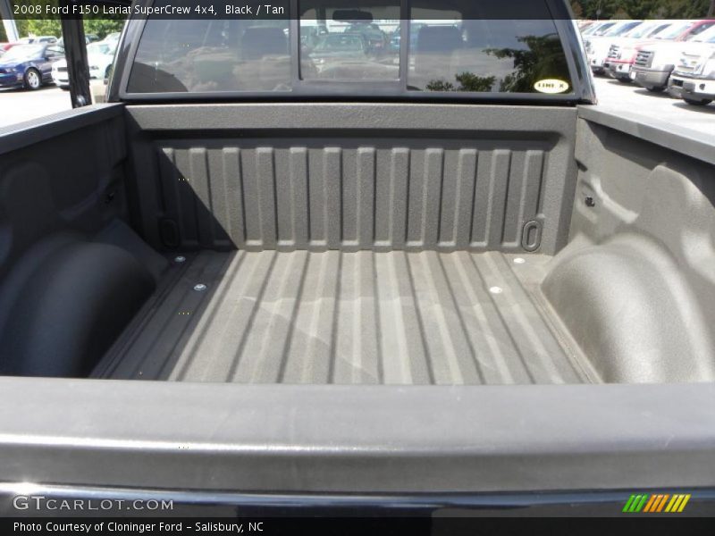 Black / Tan 2008 Ford F150 Lariat SuperCrew 4x4
