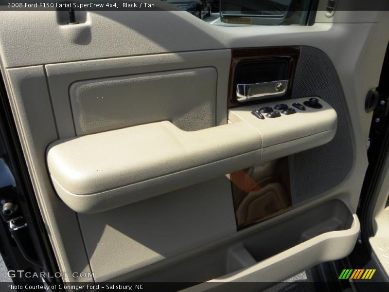 Black / Tan 2008 Ford F150 Lariat SuperCrew 4x4