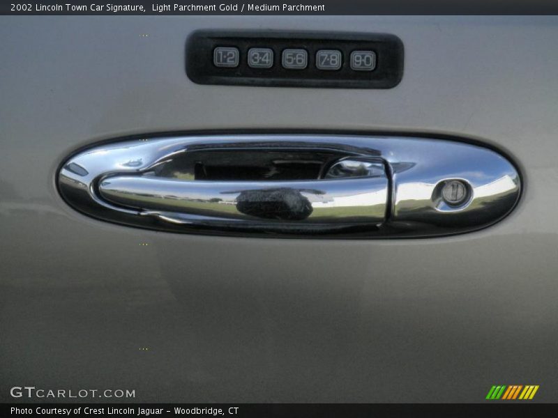 Light Parchment Gold / Medium Parchment 2002 Lincoln Town Car Signature