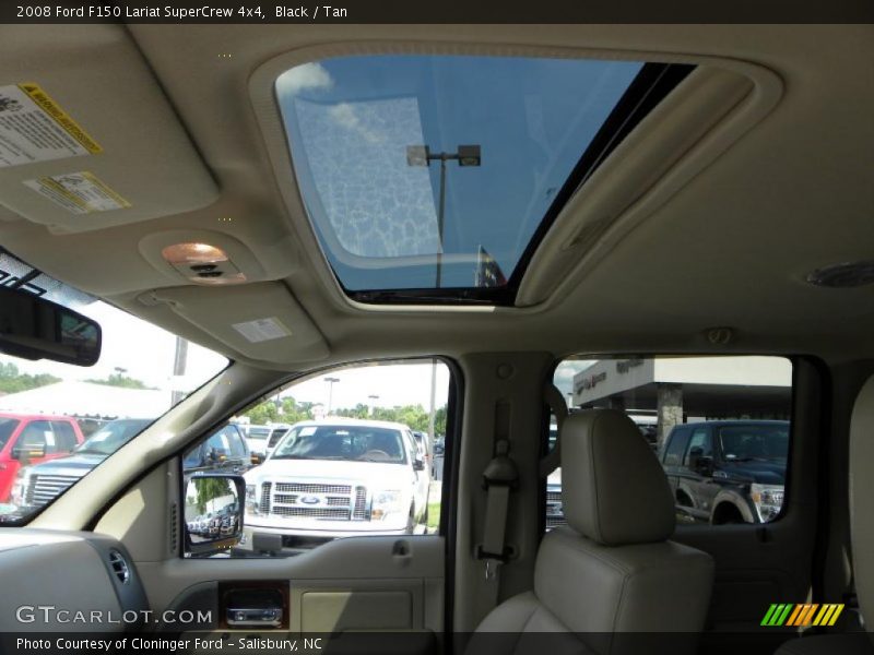 Black / Tan 2008 Ford F150 Lariat SuperCrew 4x4