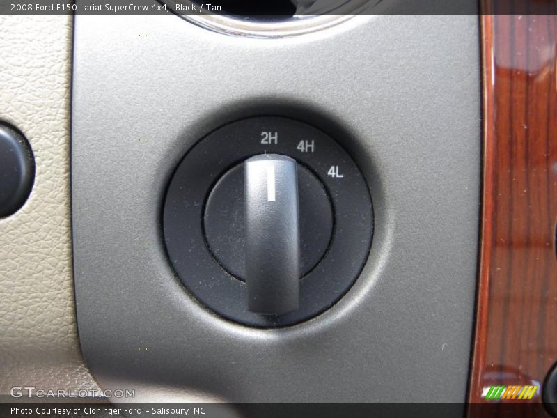 Black / Tan 2008 Ford F150 Lariat SuperCrew 4x4