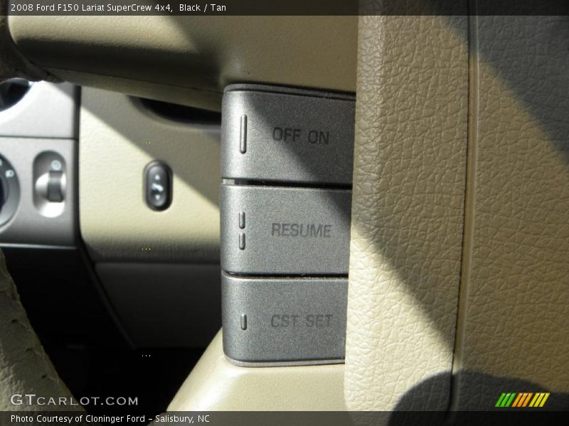 Black / Tan 2008 Ford F150 Lariat SuperCrew 4x4