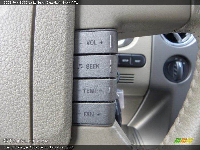 Black / Tan 2008 Ford F150 Lariat SuperCrew 4x4