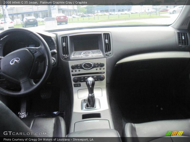 Platinum Graphite Gray / Graphite 2008 Infiniti G 35 Sedan