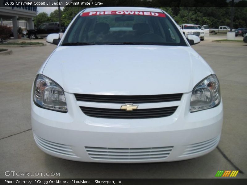 Summit White / Gray 2009 Chevrolet Cobalt LT Sedan