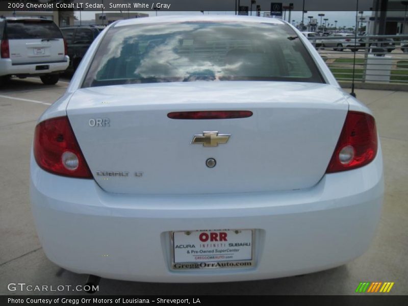 Summit White / Gray 2009 Chevrolet Cobalt LT Sedan