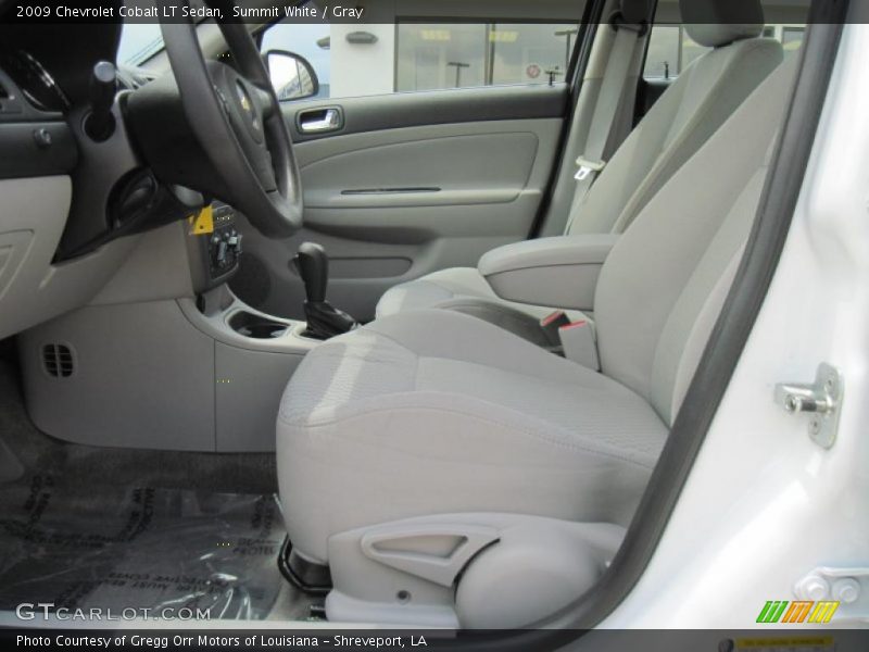 Summit White / Gray 2009 Chevrolet Cobalt LT Sedan