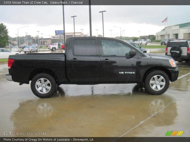 Galaxy Black / Charcoal 2009 Nissan Titan LE Crew Cab