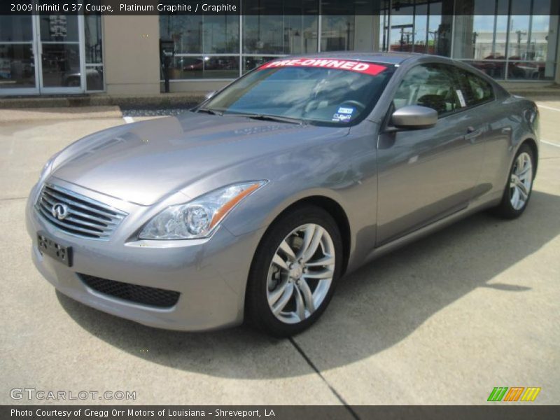 Platinum Graphite / Graphite 2009 Infiniti G 37 Coupe