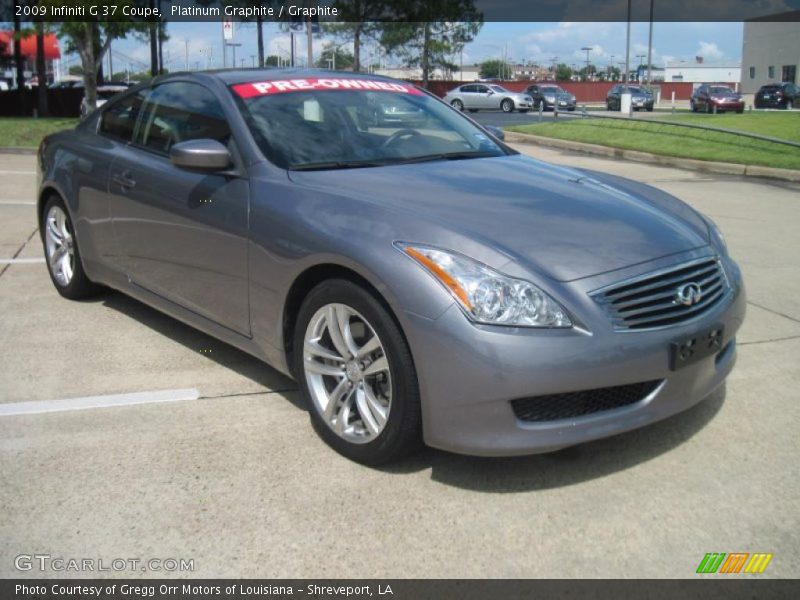 Platinum Graphite / Graphite 2009 Infiniti G 37 Coupe
