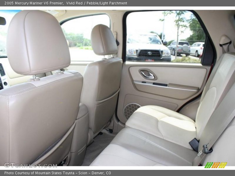 Vivid Red / Pebble/Light Parchment 2005 Mercury Mariner V6 Premier