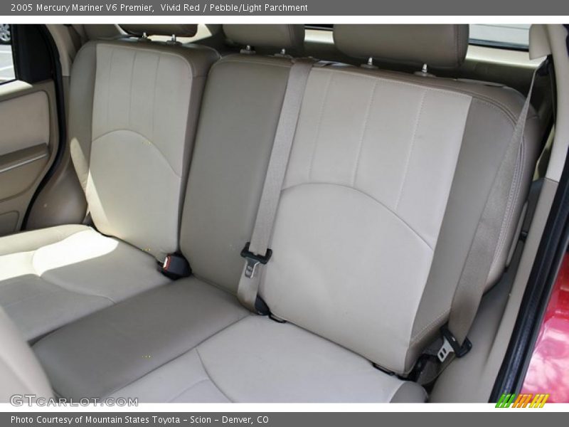 Vivid Red / Pebble/Light Parchment 2005 Mercury Mariner V6 Premier