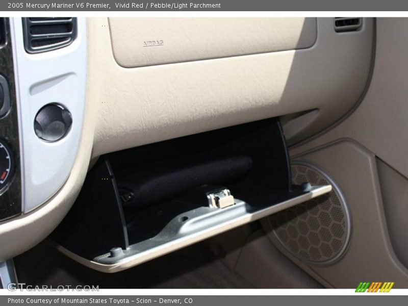 Vivid Red / Pebble/Light Parchment 2005 Mercury Mariner V6 Premier