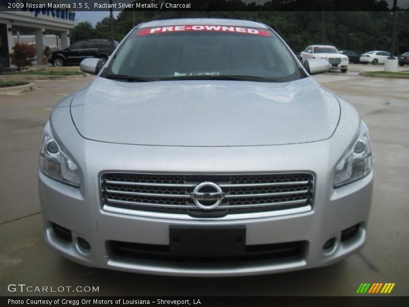 Radiant Silver Metallic / Charcoal 2009 Nissan Maxima 3.5 S