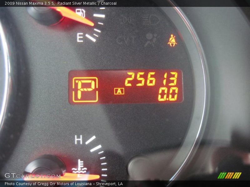 Radiant Silver Metallic / Charcoal 2009 Nissan Maxima 3.5 S