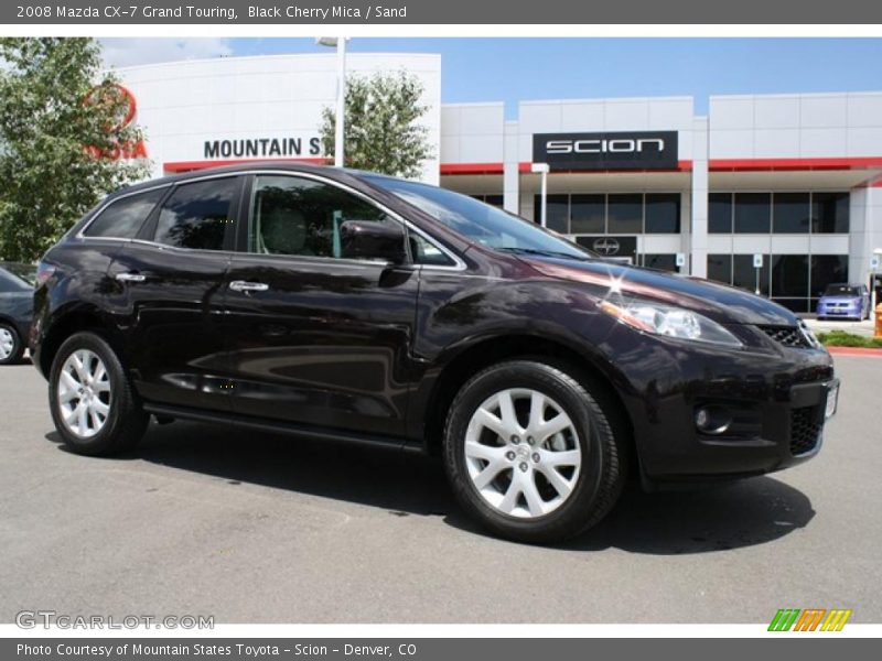 Black Cherry Mica / Sand 2008 Mazda CX-7 Grand Touring