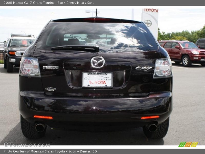 Black Cherry Mica / Sand 2008 Mazda CX-7 Grand Touring