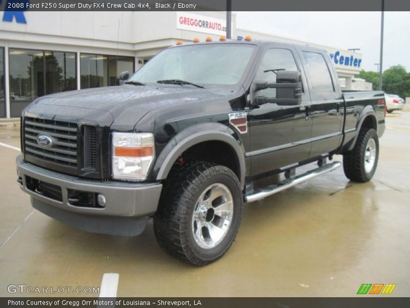 Black / Ebony 2008 Ford F250 Super Duty FX4 Crew Cab 4x4
