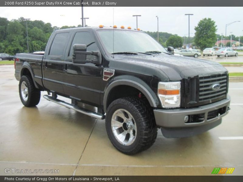 Black / Ebony 2008 Ford F250 Super Duty FX4 Crew Cab 4x4
