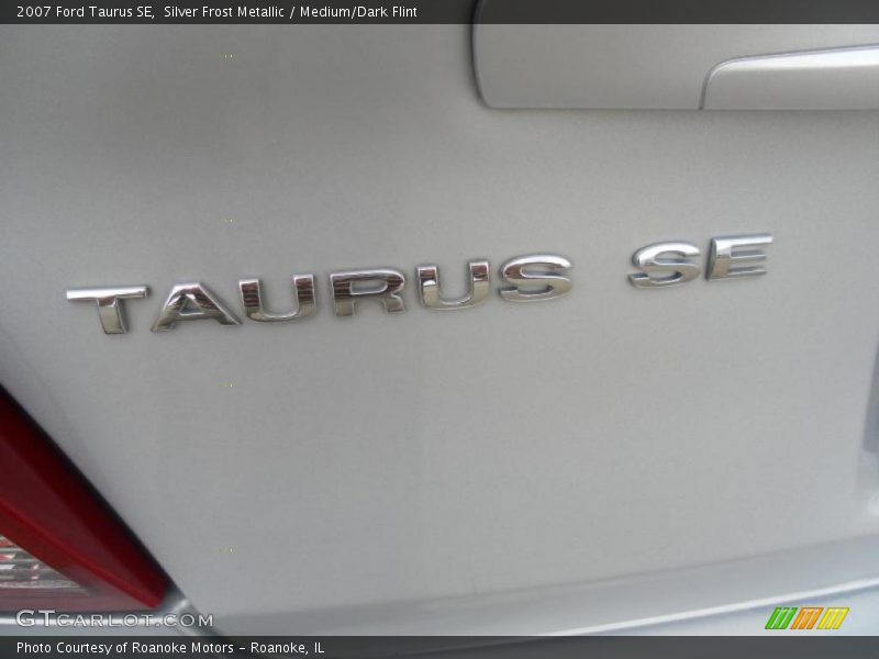 Silver Frost Metallic / Medium/Dark Flint 2007 Ford Taurus SE
