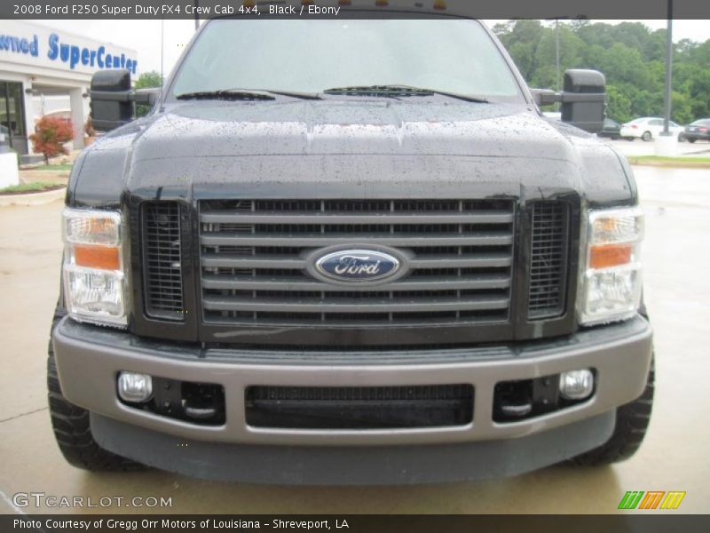 Black / Ebony 2008 Ford F250 Super Duty FX4 Crew Cab 4x4