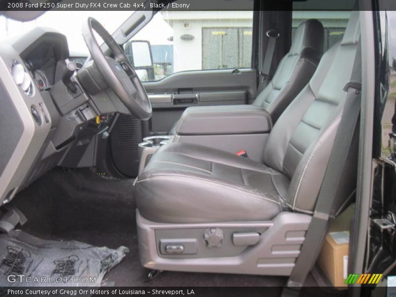 Black / Ebony 2008 Ford F250 Super Duty FX4 Crew Cab 4x4