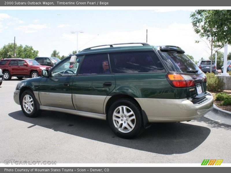 Timberline Green Pearl / Beige 2000 Subaru Outback Wagon